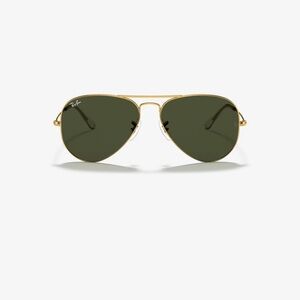Ray-Ban Gold Frame Aviator Sunglasses